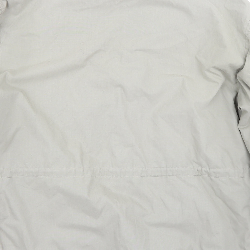 Essentials Mens Grey  Rayon Jacket Coat Size M