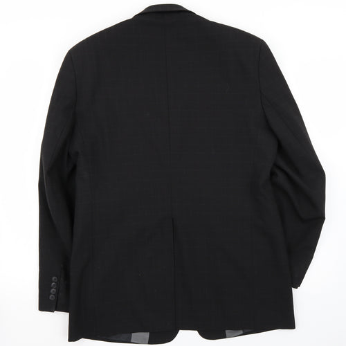 Marks and Spencer Mens Black   Jacket Suit Jacket Size 40