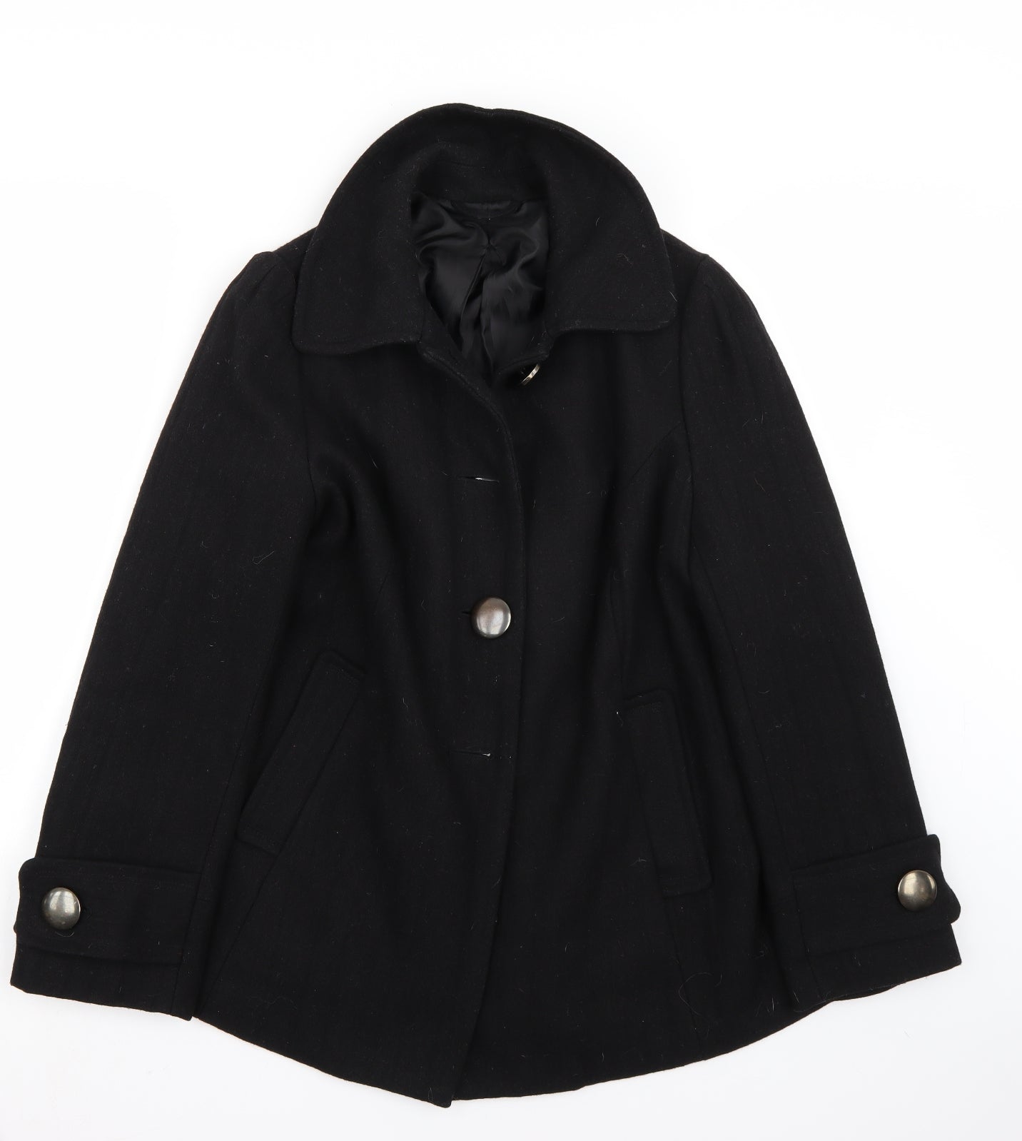 Newlook Womens Black   Jacket Coat Size 14