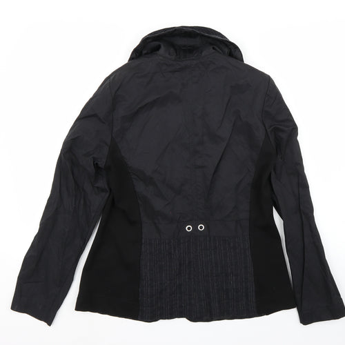 SE Womens Black   Jacket Coat Size 12