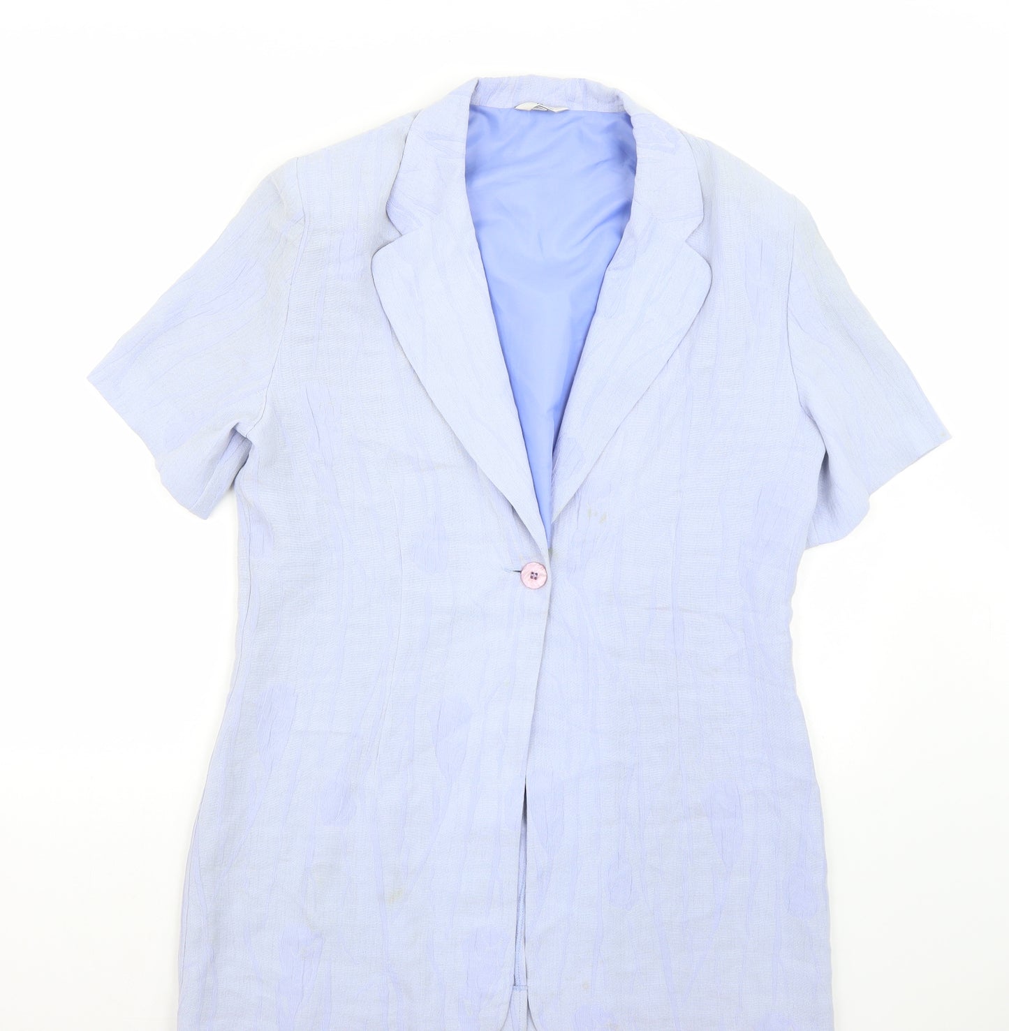 Klass Womens Blue   Jacket Suit Jacket Size 16