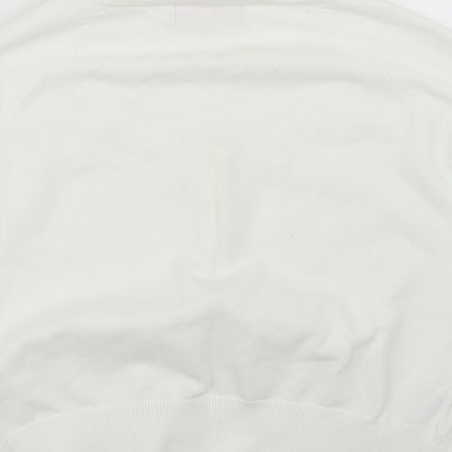 be beau Womens White   Cardigan Jumper Size 14