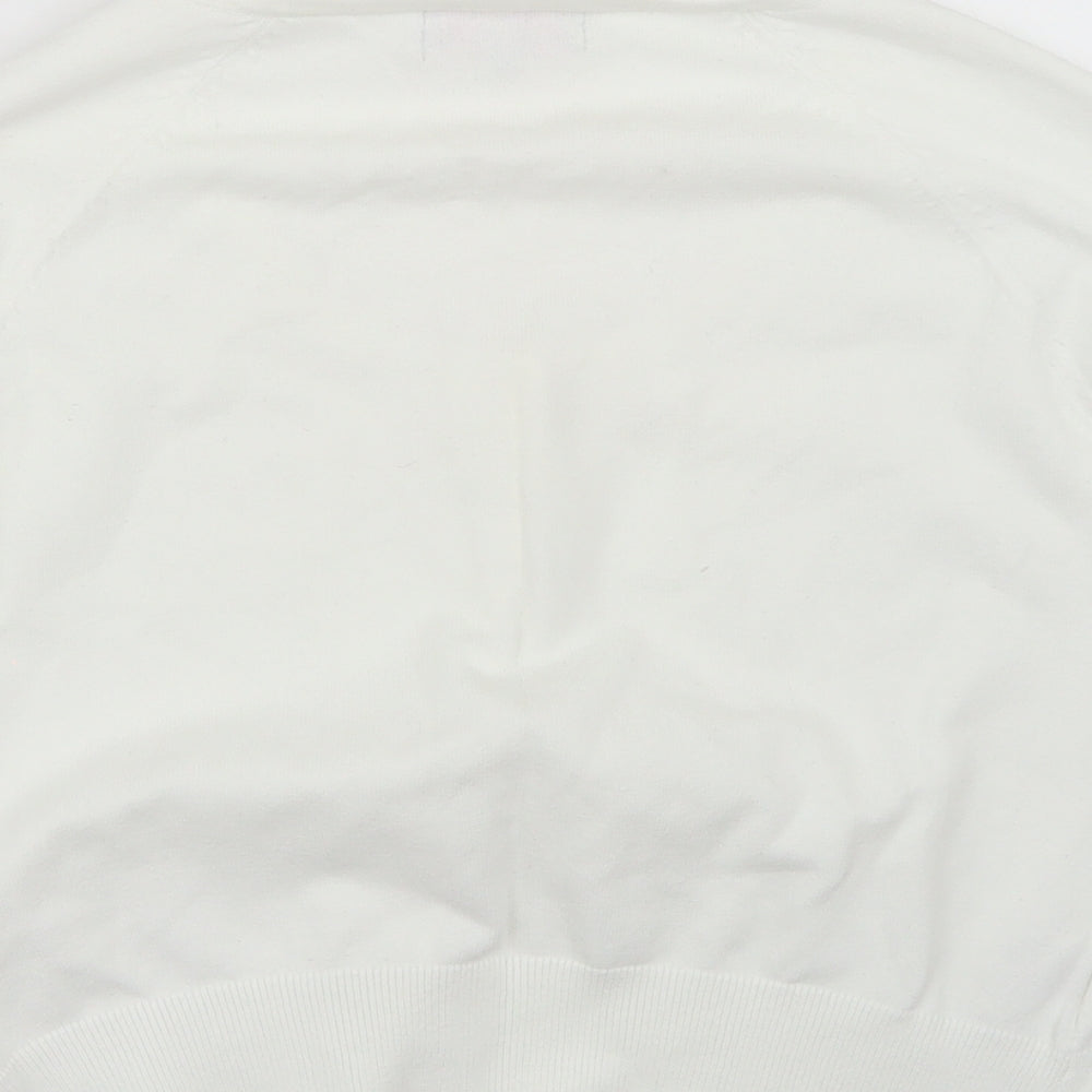 be beau Womens White   Cardigan Jumper Size 14