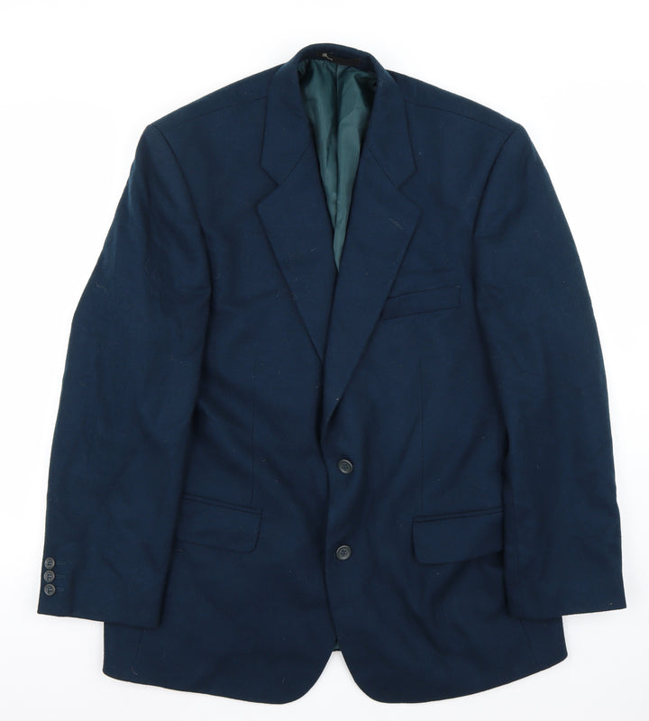 BHS Mens Blue Jacket Suit Jacket Size 42