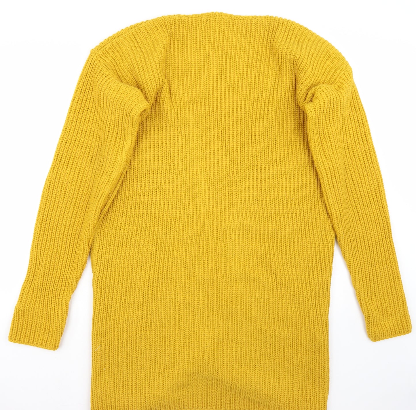 Boohoo Womens Yellow   Cardigan Jumper Size 12