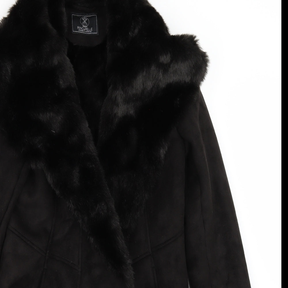 Rino & Pelle Womens Black   Jacket Coat Size 10
