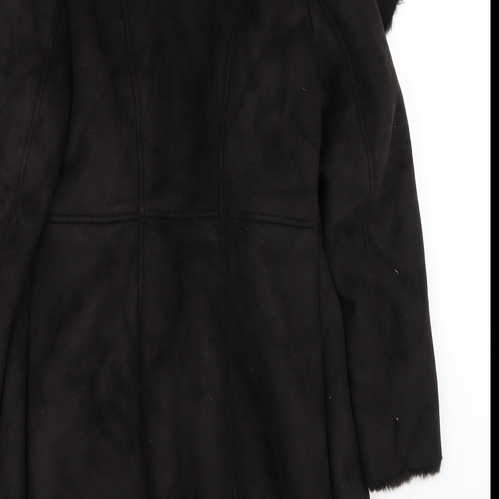 Rino & Pelle Womens Black   Jacket Coat Size 10