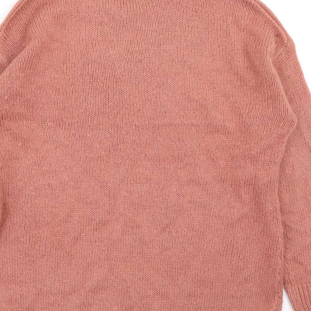 Newlook Womens Pink   Pullover Jumper Size M