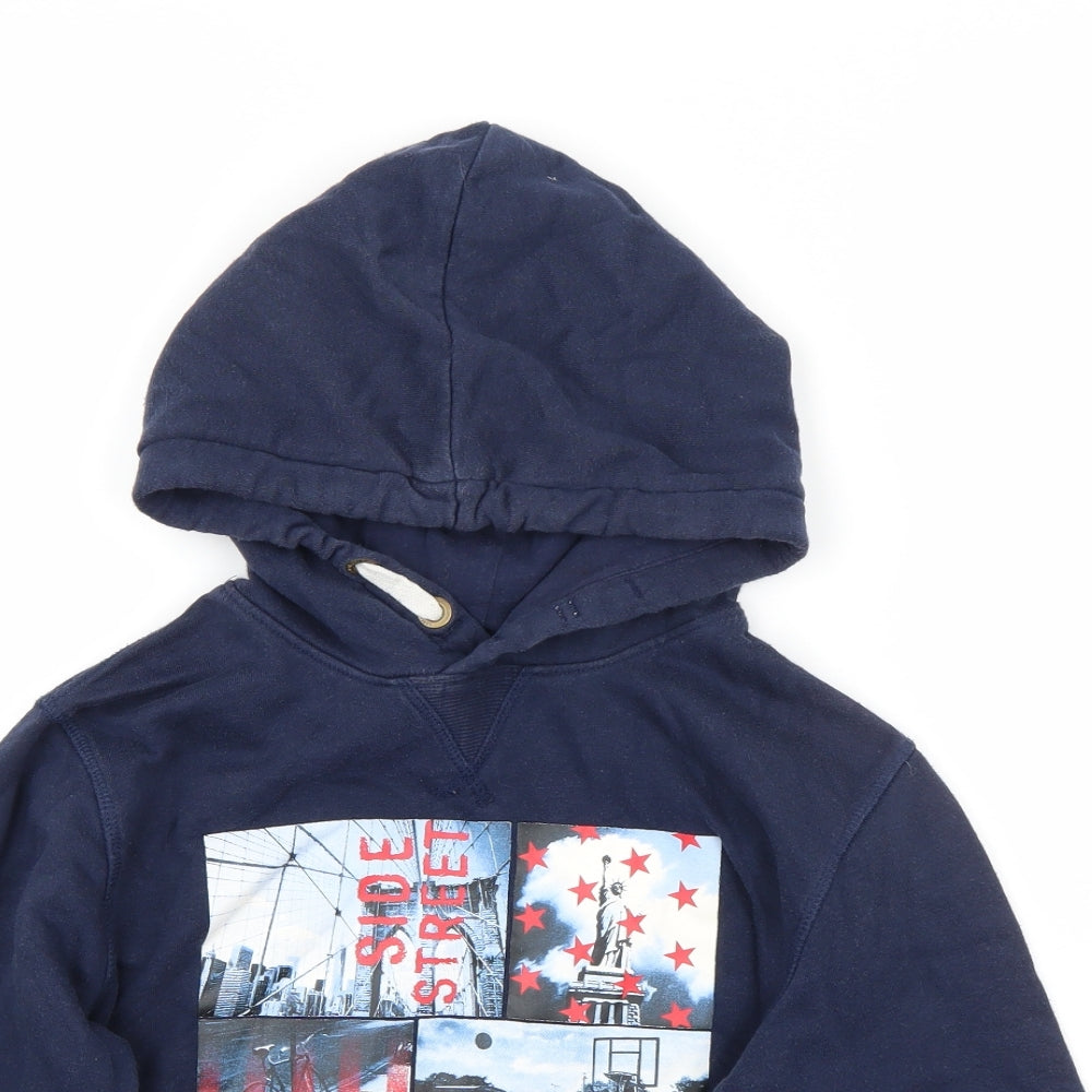 H&M Boys Blue   Pullover Hoodie Size 12 Years