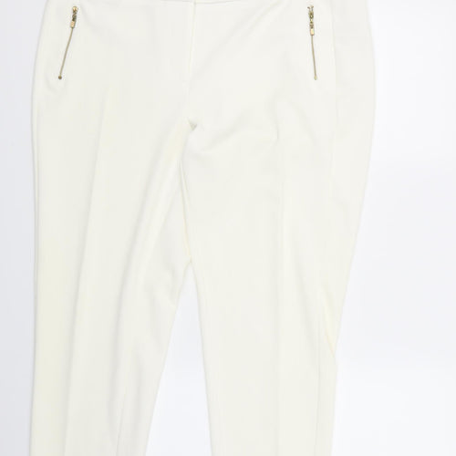 Dorothy Perkins Womens White   Sweatpants Trousers Size 16