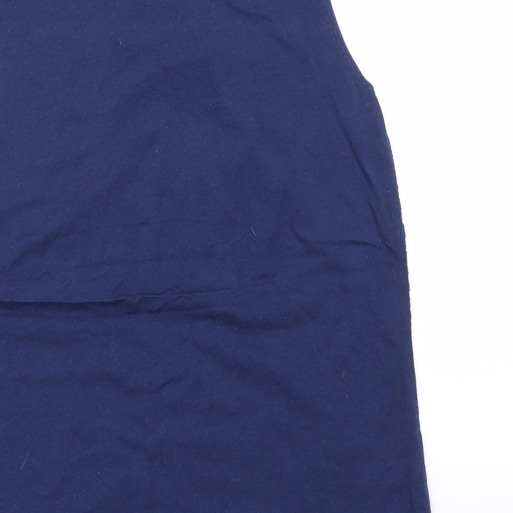 Gap Womens Blue Floral  Basic T-Shirt Size S