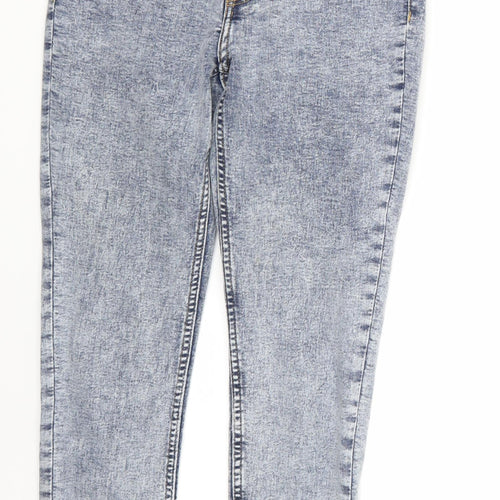 H&M Womens Blue  Denim Skinny Jeans Size 8