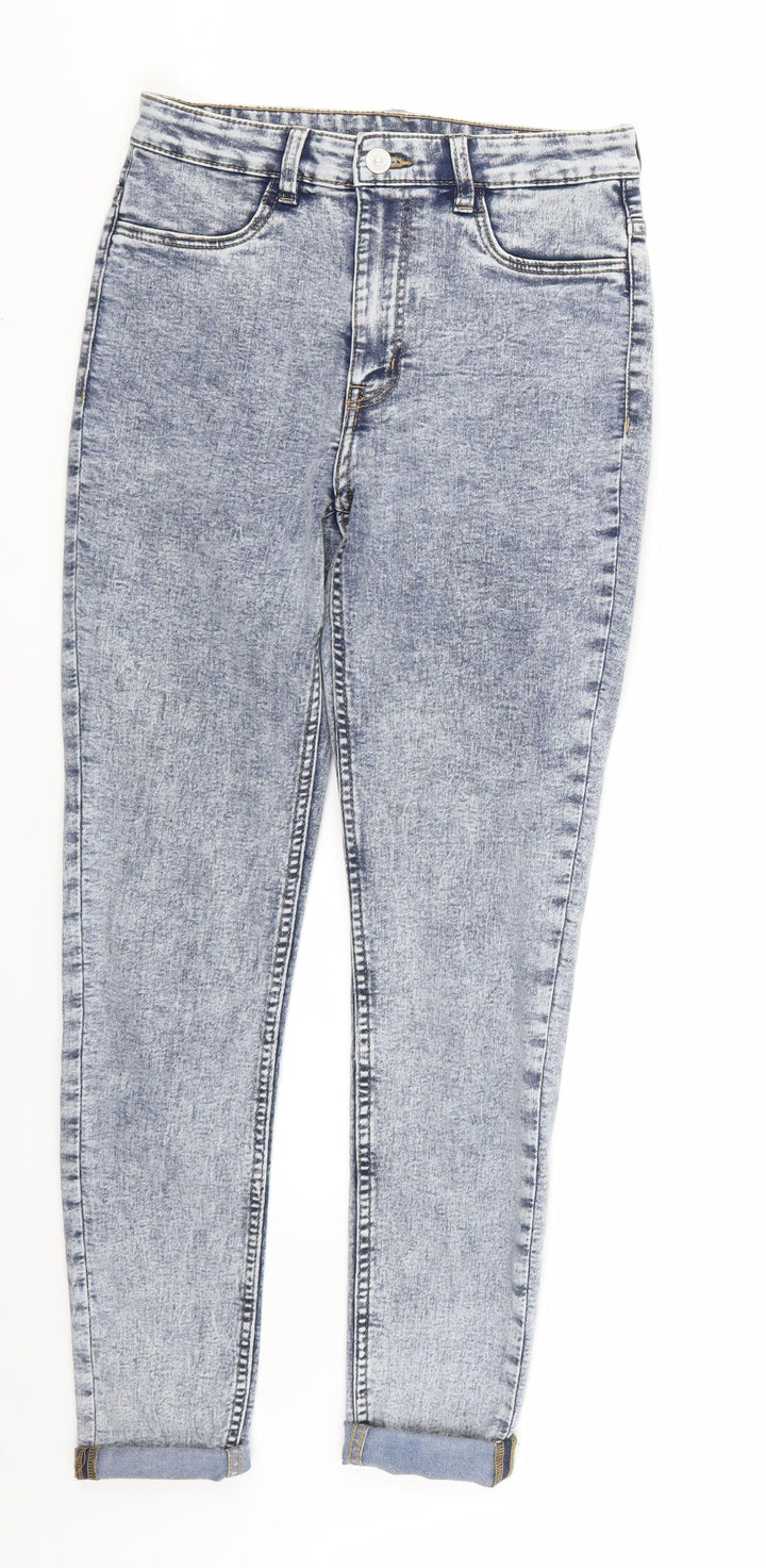 H&M Womens Blue  Denim Skinny Jeans Size 8