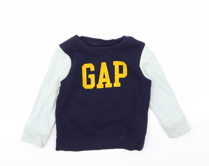 Gap Boys Blue Pullover Sweatshirt Size 3 Years