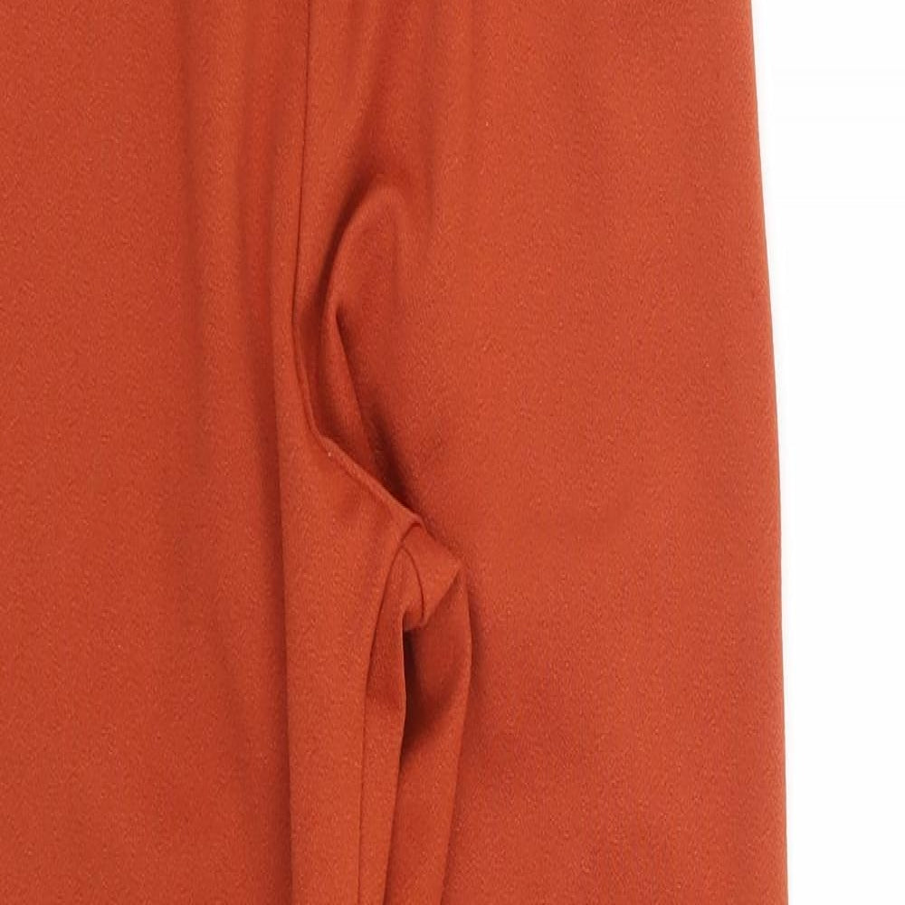 Quiz Womens Orange   Trousers  Size 6