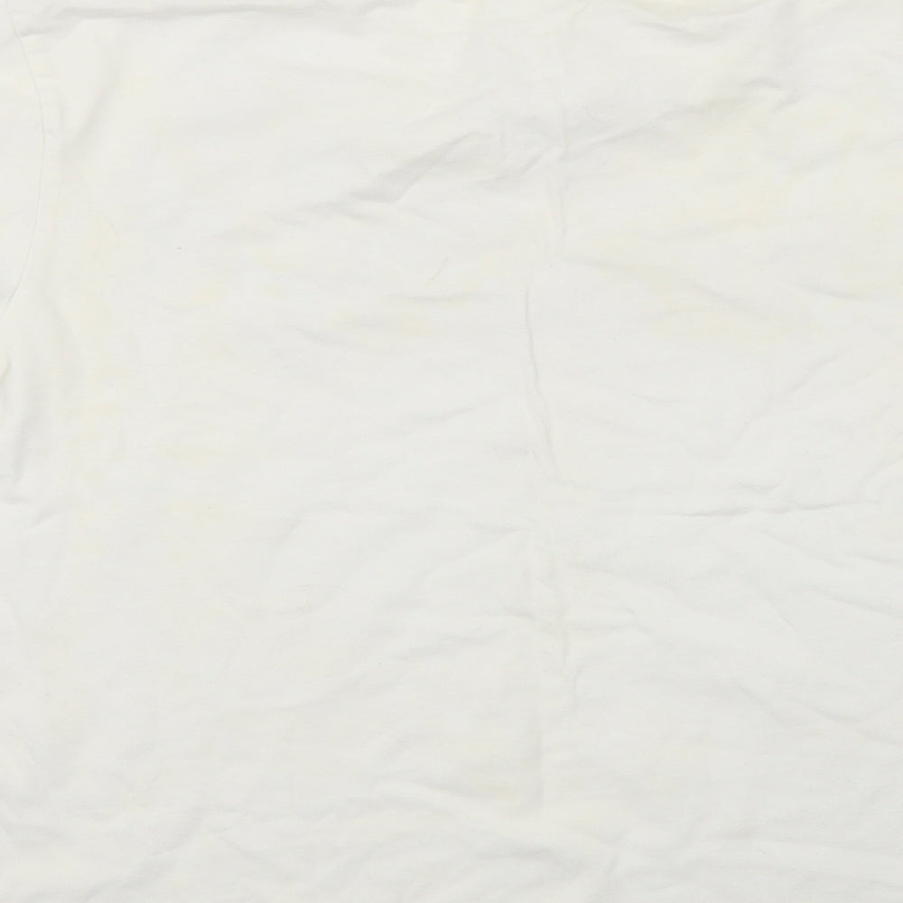 Bench Mens White    T-Shirt Size L