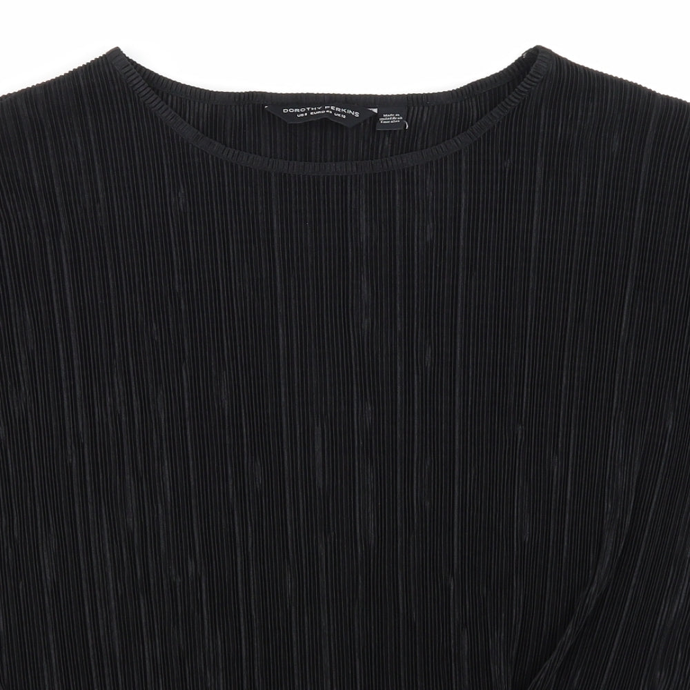 Dorothy Perkins Womens Black   Basic T-Shirt Size 12