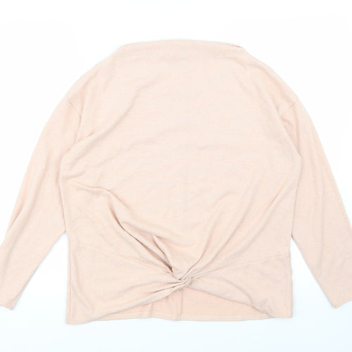 George Womens Pink Solid  Top Pyjama Set Size 14