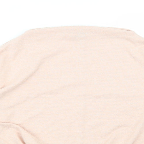 George Womens Pink Solid  Top Pyjama Set Size 14