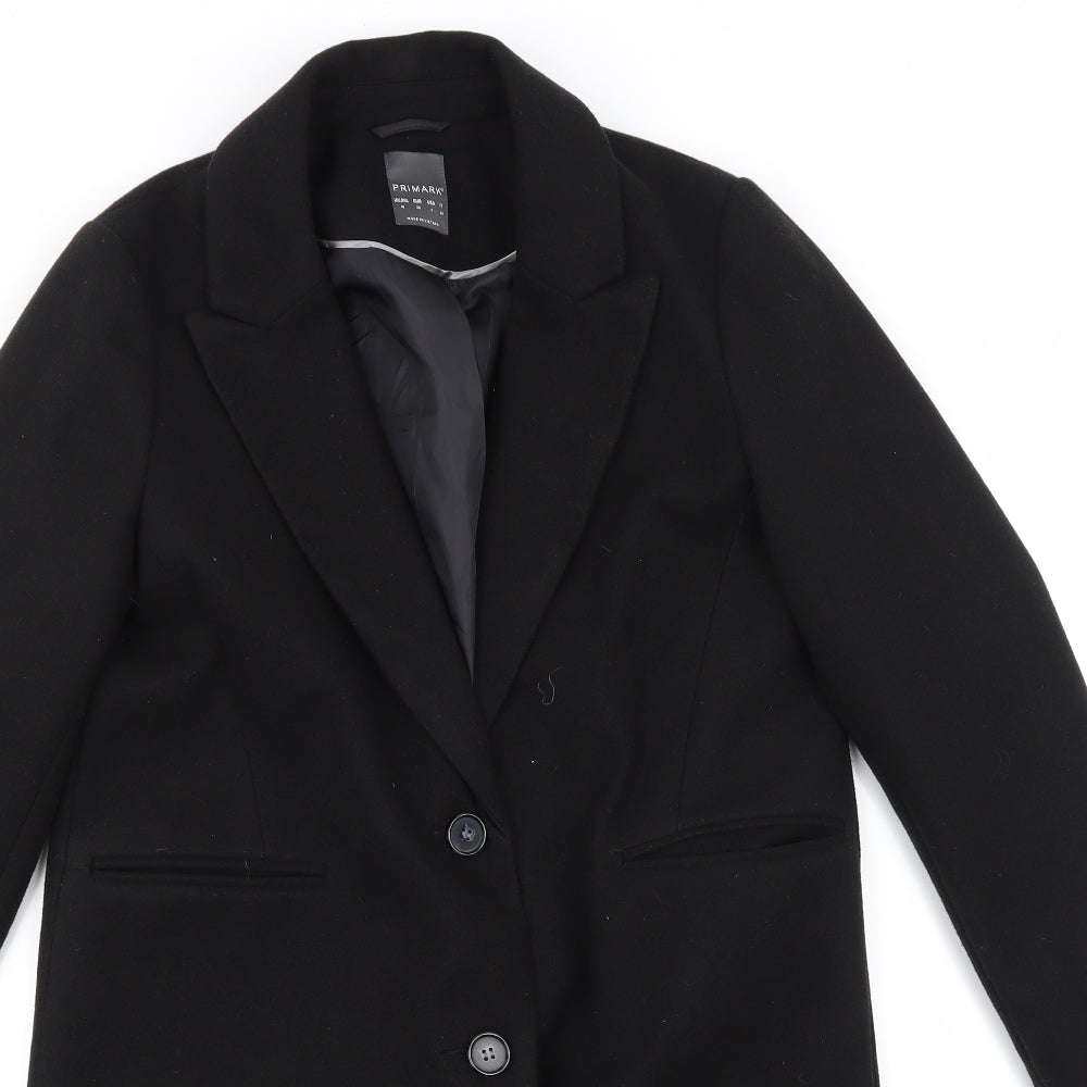 Primark Womens Black   Trench Coat Coat Size 10