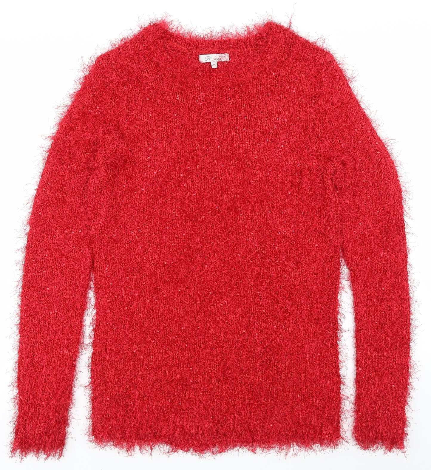 Peacocks Womens Red   Pullover Jumper Size M