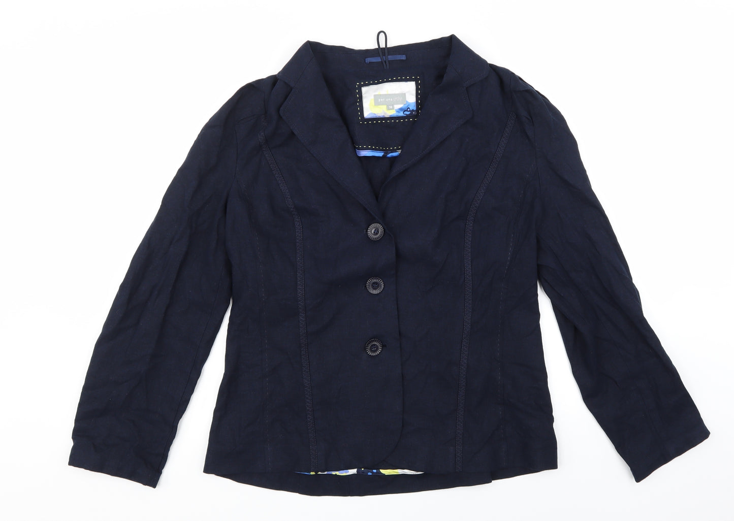 Per Una Womens Blue   Jacket Blazer Size 18