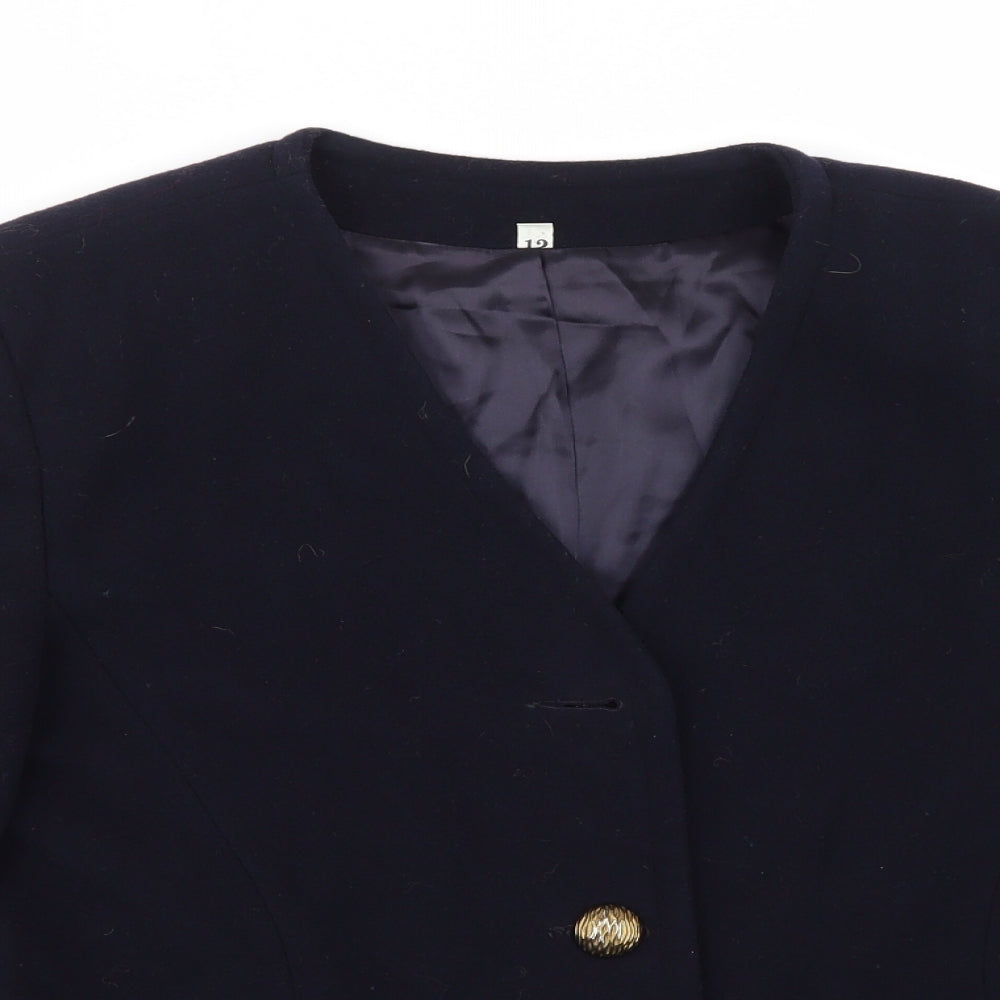 Marks and Spencer Womens Blue   Jacket Blazer Size 12