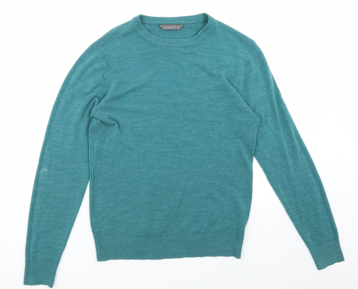 Cedar Wood State Mens Green   Pullover Sweatshirt Size XS