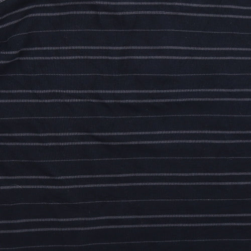 Burton Mens Blue Striped  Pullover Sweatshirt Size L