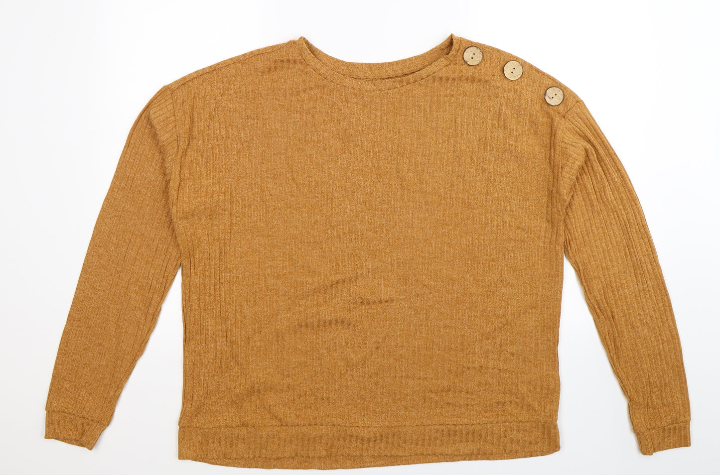 Papaya Womens Beige  Knit Pullover Jumper Size 18  - Oversized
