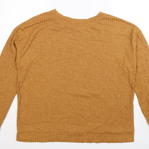Papaya Womens Beige  Knit Pullover Jumper Size 18  - Oversized