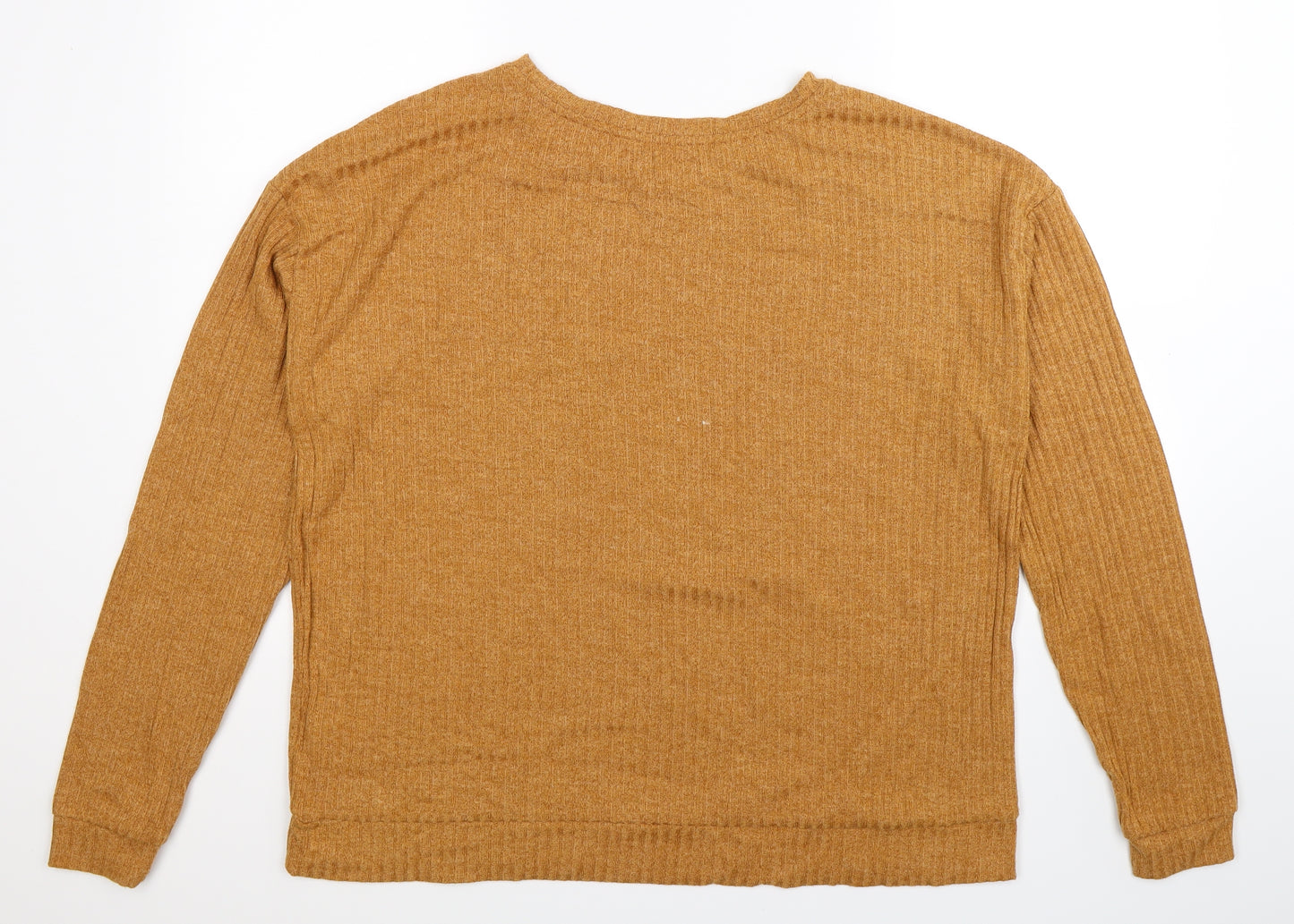 Papaya Womens Beige  Knit Pullover Jumper Size 18  - Oversized