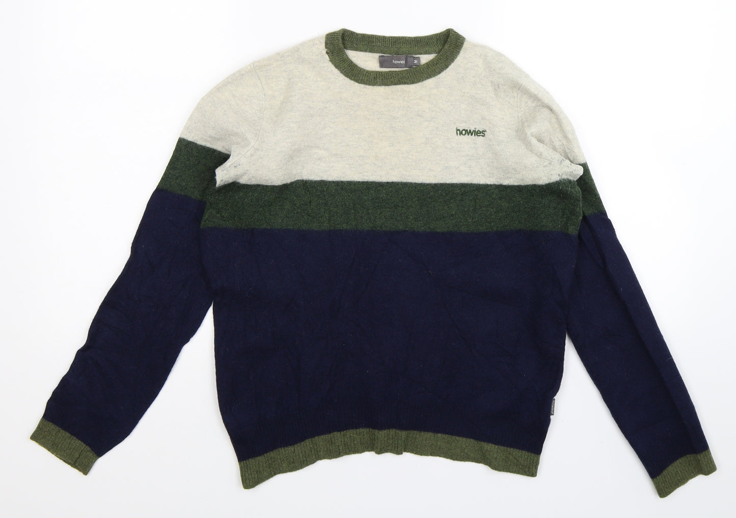 Howies Womens Multicoloured  Knit Pullover Jumper Size M