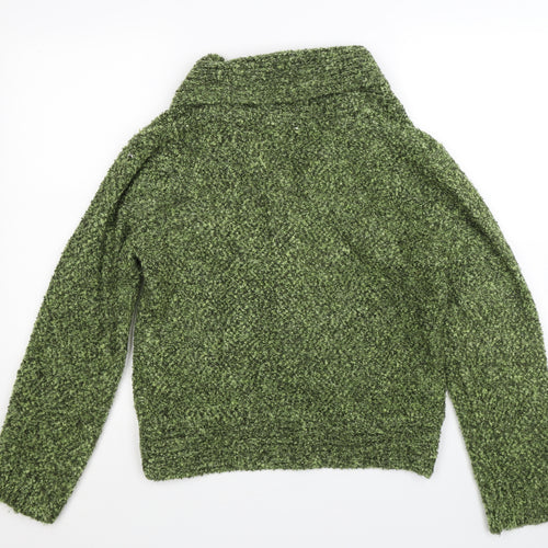 Soon Womens Green  Knit Cardigan Jumper Size 10