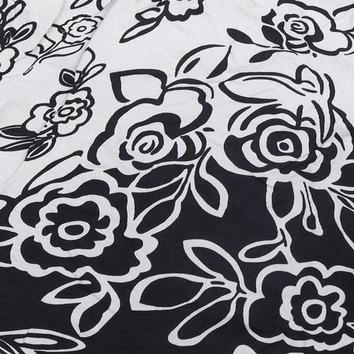 Casamia Womens Multicoloured Floral  Basic T-Shirt Size M