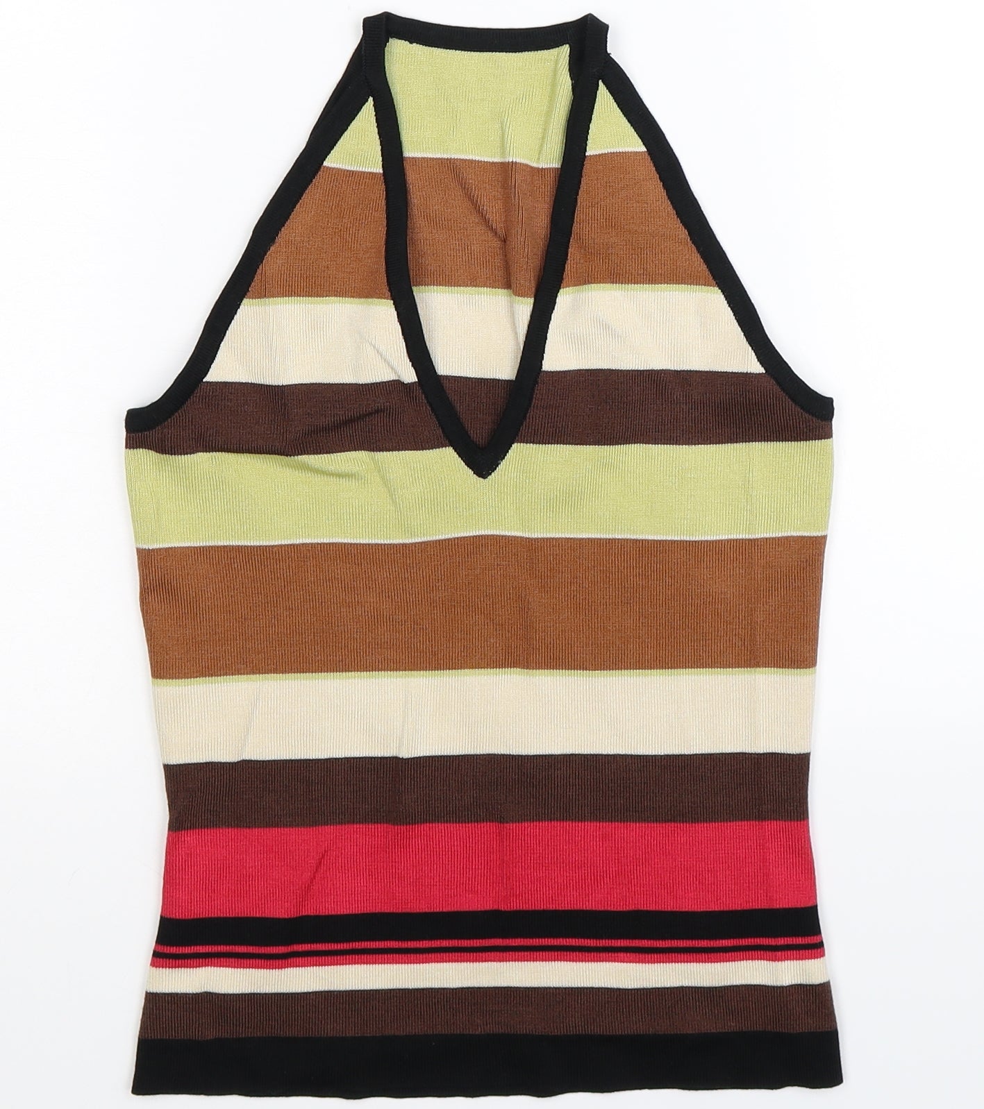 NEXT Womens Multicoloured Striped Knit Pullover Jumper Size 12