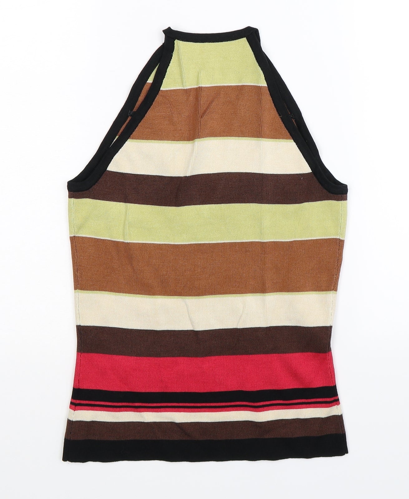 NEXT Womens Multicoloured Striped Knit Pullover Jumper Size 12