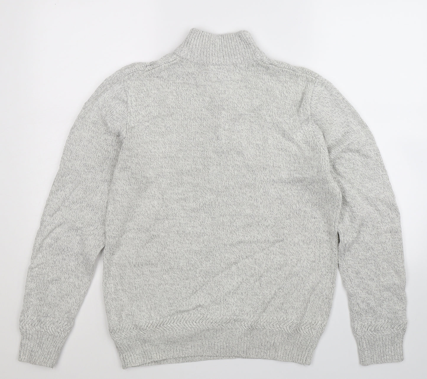 TU Mens Grey  Knit Pullover Jumper Size M