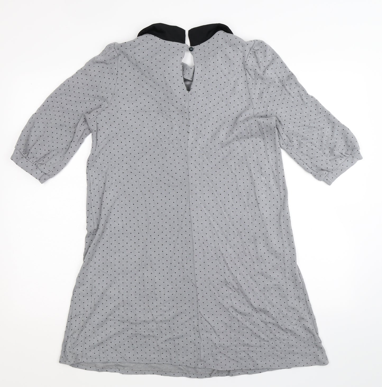 CODE Womens Grey Polka Dot  Mini  Size 12
