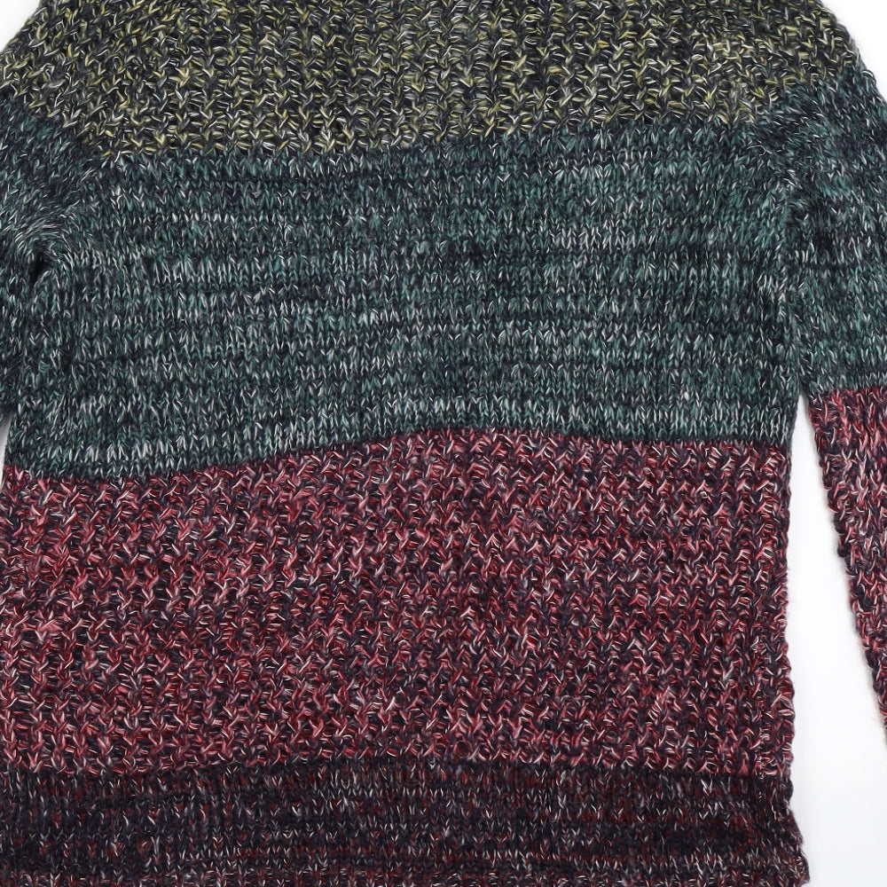 TU Womens Multicoloured  Knit Cardigan Jumper Size 16