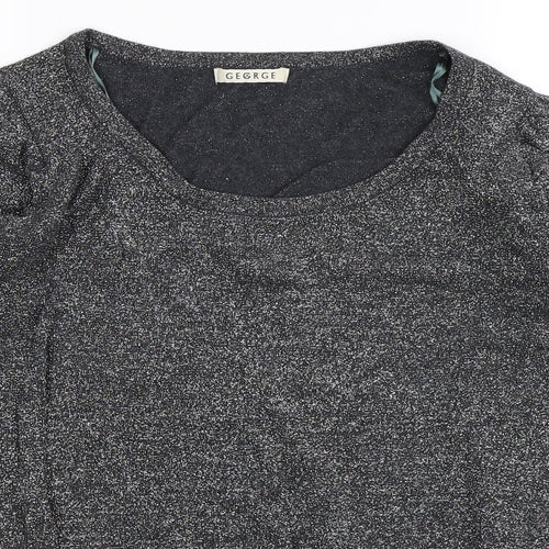 George Womens Silver   Pullover Jumper Size 14
