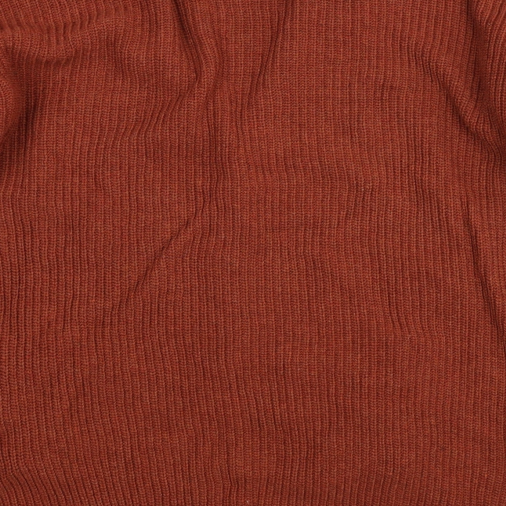 Preworn Womens Brown  Knit Cardigan Jumper Size 3XL