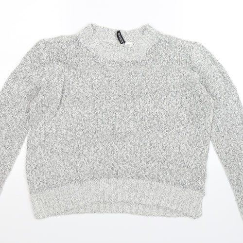 Divided Womens Grey  Knit Pullover Jumper Size S