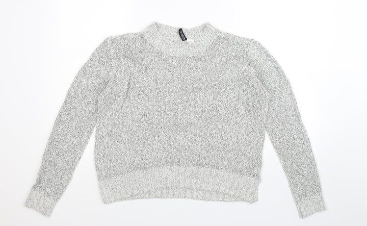 Divided Womens Grey Knit Pullover Jumper Size S