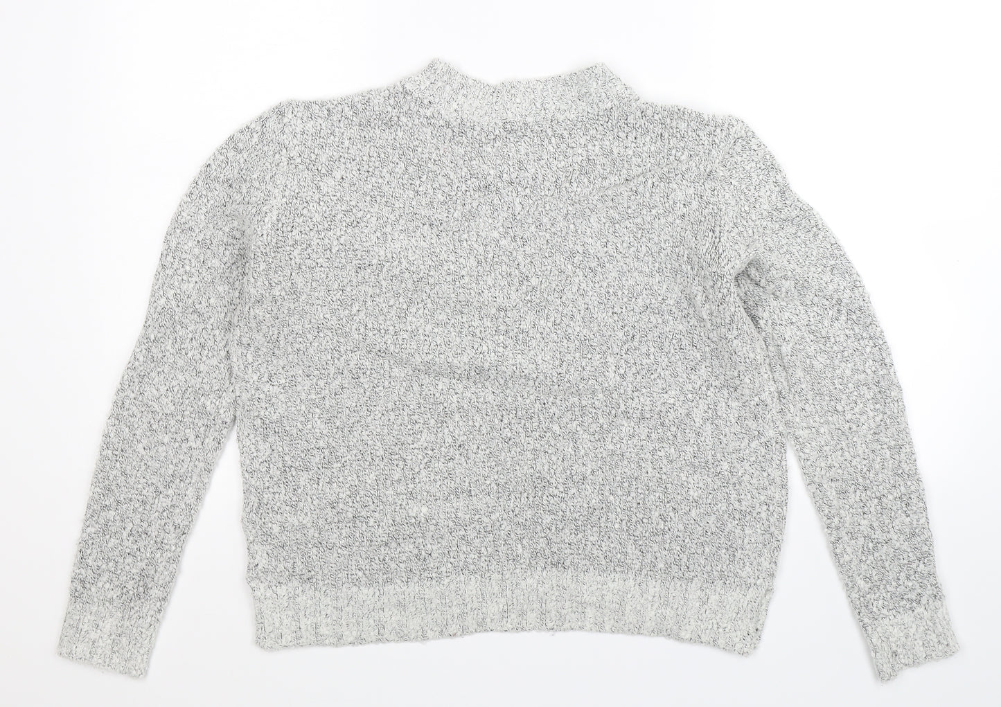 Divided Womens Grey  Knit Pullover Jumper Size S