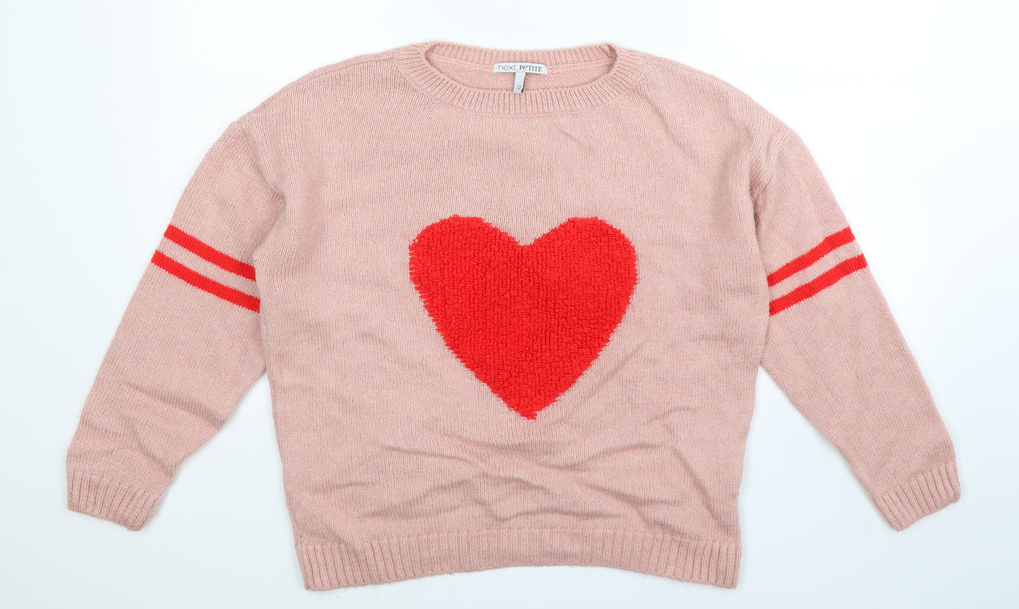 NEXT Womens Pink  Knit Pullover Jumper Size 12