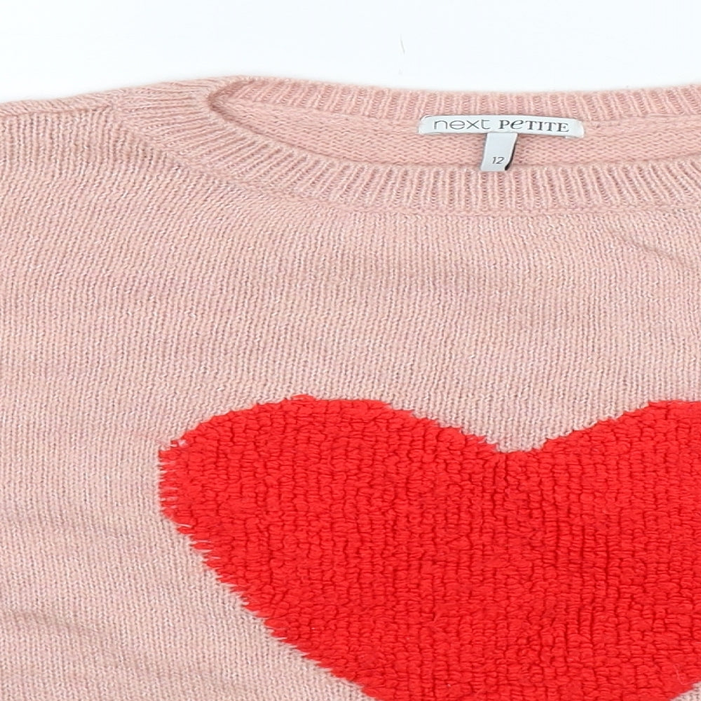 NEXT Womens Pink  Knit Pullover Jumper Size 12