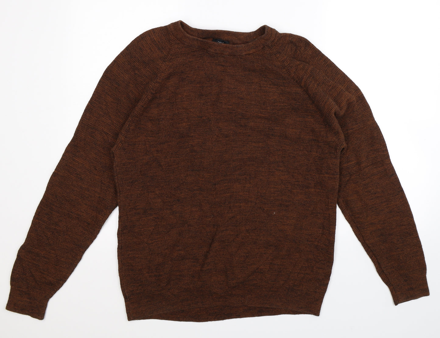 NEXT Mens Brown  Knit Pullover Jumper Size L
