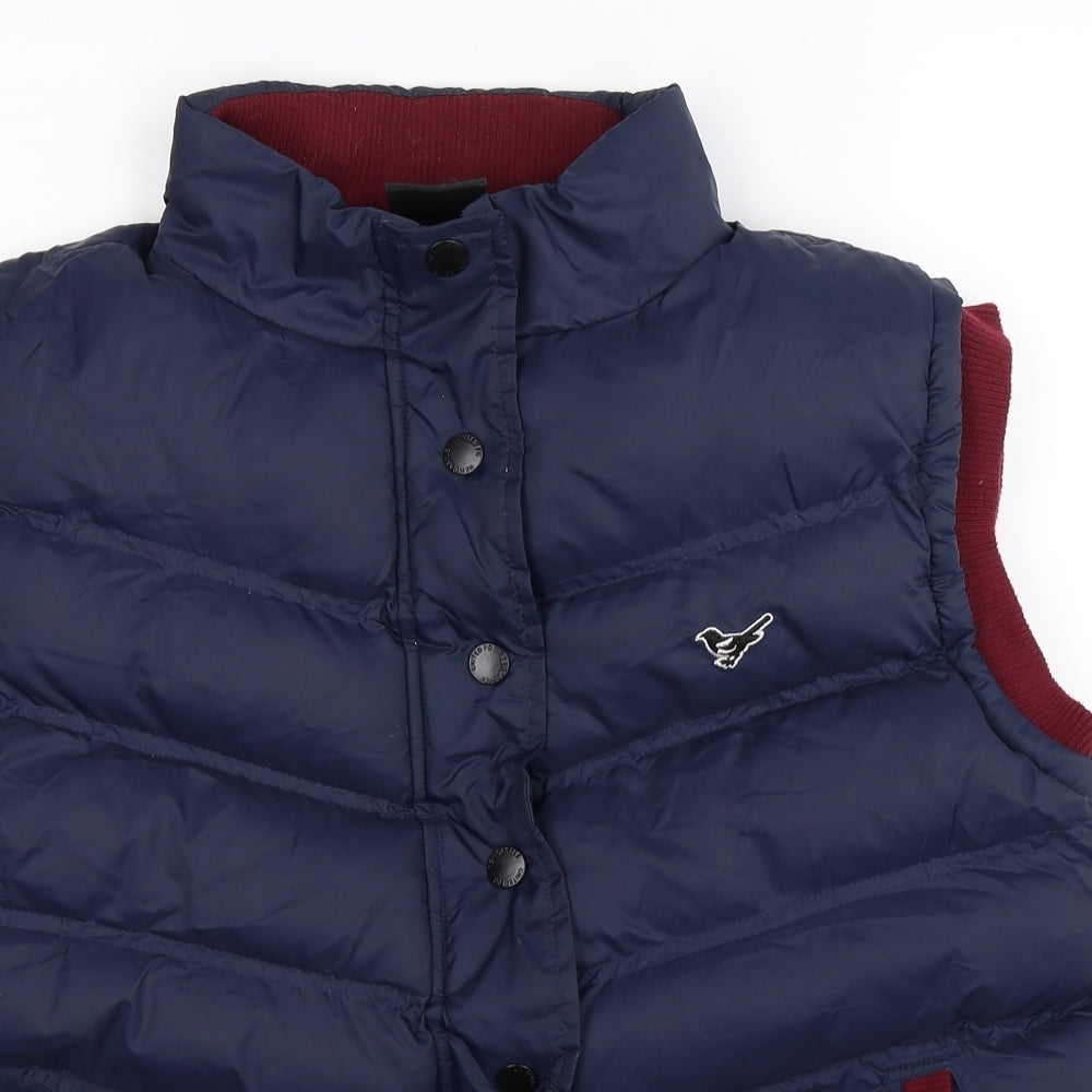 Newcastle United Mens Blue   Gilet Jacket Size L