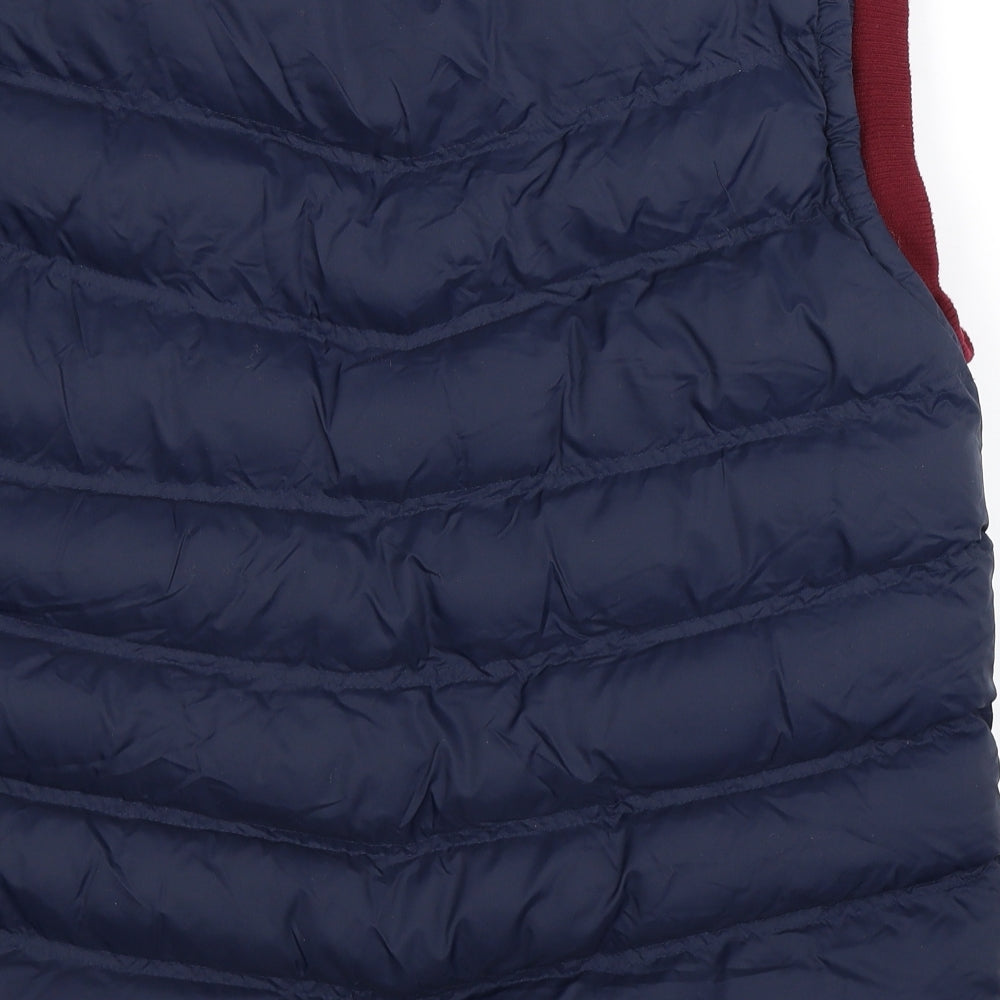 Newcastle United Mens Blue   Gilet Jacket Size L